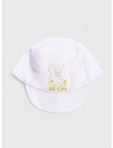 Kapa za dojenčka United Colors of Benetton bela barva
