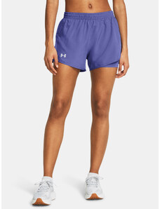 Under Armour Shorts UA Fly By 2-in-1 Shorts-PPL - Women