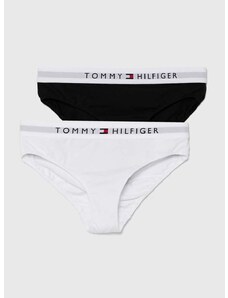 Otroške spodnje hlače Tommy Hilfiger 2-pack črna barva