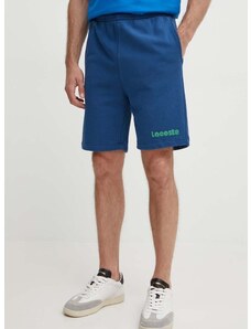 Bombažne kratke hlače Lacoste mornarsko modra barva