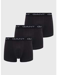 Boksarice Gant 3-pack moške, črna barva, 900013003