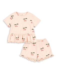 Otroška pižama Konges Sløjd roza barva