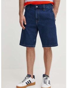Jeans kratke hlače Calvin Klein Jeans moške, mornarsko modra barva, J30J325696