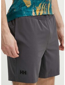 Pohodne kratke hlače Helly Hansen Roam siva barva