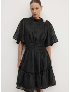 Obleka Bruuns Bazaar GillywineBBMejra dress črna barva, BBW3971