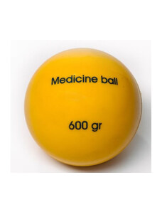 Medicinska žoga iz PVC, gladka stena, 0,6 kg PLASTO