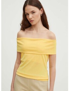 Majica Lauren Ralph Lauren ženska, rumena barva
