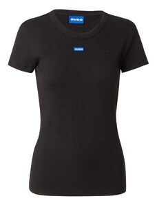 HUGO Majica 'Easy' modra / črna / bela
