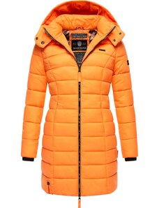 MARIKOO Zimski plašč 'Abendsternchen' oranžna / črna
