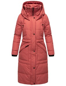 MARIKOO Zimski plašč 'Ayumii' roza / črna