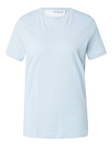 SELECTED Majica 'MY ESSENTIAL' svetlo modra