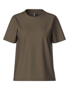 PIECES Majica 'RIA' temno rjava