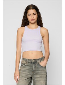 Urban Classics Women's Cropped Rib Top 2-Pack Softseagrass+Lilac