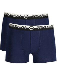 TRUSSARDI MEN'S BLUE BOXER