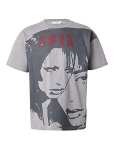 SHYX Majica siva / grafit / rdeča