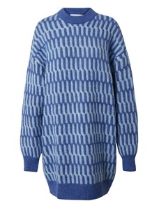 florence by mills exclusive for ABOUT YOU Pletena obleka 'Windy drive' svetlo modra / vijolično modra