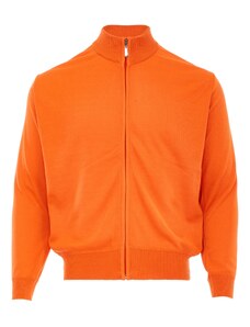 BLONDA Pletena jopa oranžna