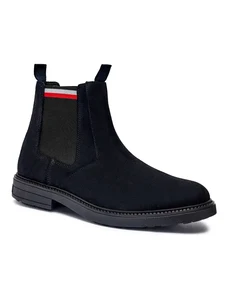 Tommy Hilfiger Usnjeni gležnarji z nizko peto CHELSEA
