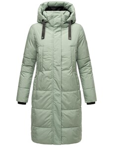 MARIKOO Zimski plašč pastelno zelena