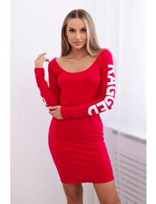 Kesi Ragged Fuchsia Dress