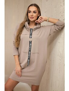 Kesi Beige dress with tie