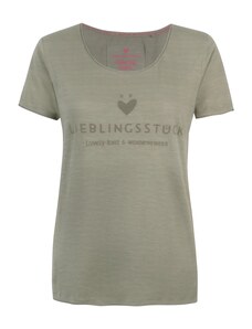 LIEBLINGSSTÜCK Majica 'Cia' oliva / večbarvno zelena