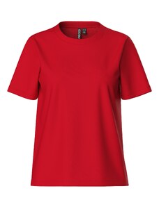 PIECES Majica 'PCRia' temno rdeča