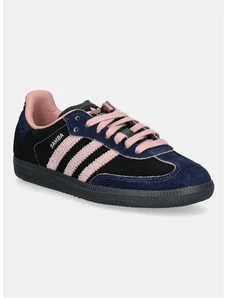 Superge adidas Originals Samba OG W ženske, črna barva, JI2679