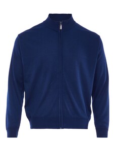 BLONDA Pletena jopa temno modra