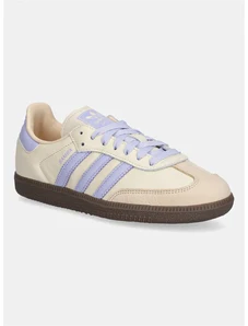 Superge adidas Originals Samba OG W ženske, bež barva, JI2678