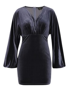 faina Koktejl obleka antracit