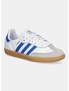 Superge adidas Originals Samba OG J bela barva, JP5482