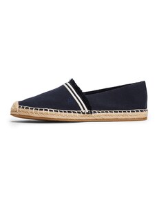 TOMMY HILFIGER Espadrile nočno modra / bela