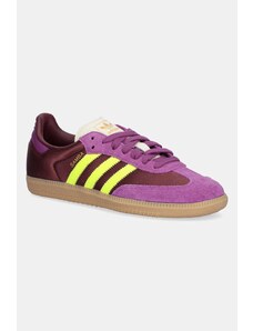Superge adidas Originals Samba OG vijolična barva, JS1316