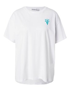 PIECES Široka majica 'PCALIFI FASTTRACK' zelena / roza / rdeča / bela