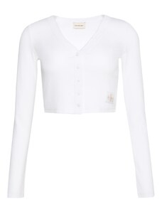 Calvin Klein Jeans Pletena jopa bela