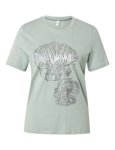 ONLY Majica 'ONLKITA' meta / črna / srebrna