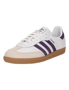 ADIDAS ORIGINALS Nizke superge 'SAMBA' kremna / temno liila / bela