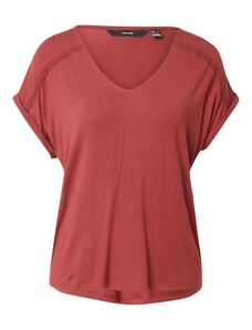 VERO MODA Majica 'VMVANESSA' rjasto rjava