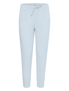 ICHI Hlače z naborki 'Kate' svetlo modra