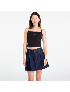 Majica s tankom Calvin Klein Jeans Woven Label Rib Crop Black XL