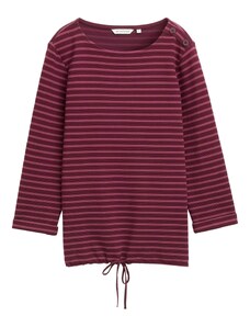 TOM TAILOR Majica burgund / pastelno rdeča