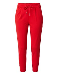 ONLY Hlače z naborki 'Poptrash' rdeča