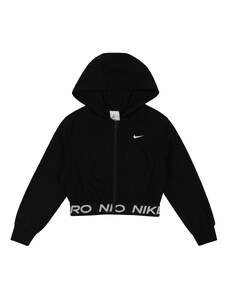NIKE Športna jopa na zadrgo 'Pro' črna / bela