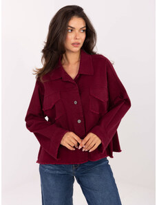 RUE PARIS Shirt-IT-KS-FL5779.87-burgundy