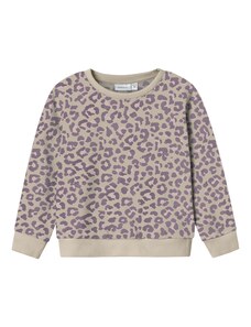 NAME IT Majica 'DAVINA' pesek / svetlo lila