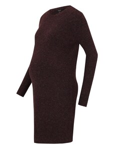 Vero Moda Maternity Pletena obleka 'VMMDOFFY' vinsko rdeča