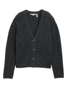 TOM TAILOR DENIM Pletena jopa antracit