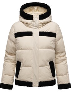 Ragwear Zimska jakna 'Editah Youmodo' ecru / črna