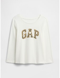 Deška GAP Otroška majica z logotipom GAP Bela